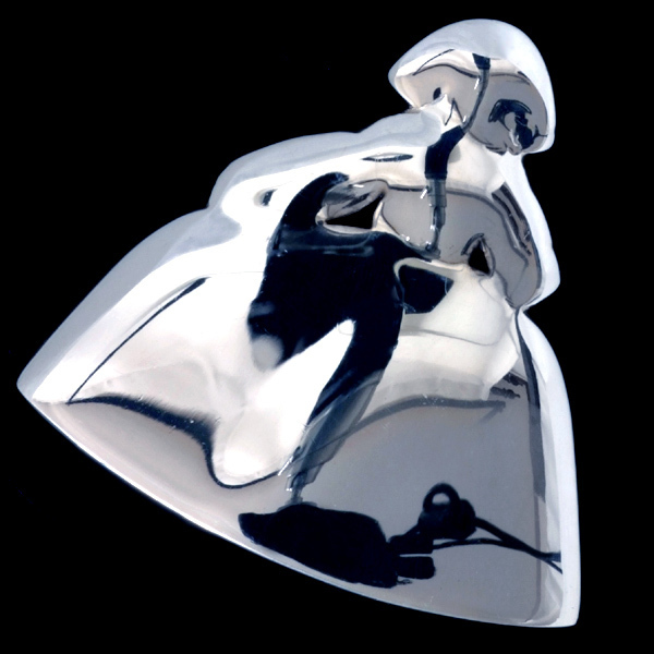 E34【Chelo Sastre】Art Jewelry SLVブローチ SPAIN New www