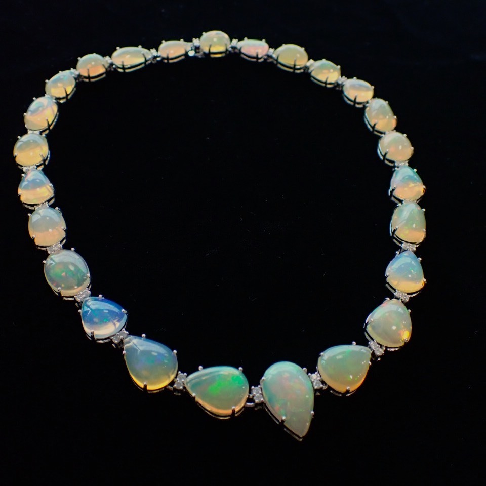 5%OFF F2831 美しい大粒オパール74.95ct 天然上質ダイヤモンド1