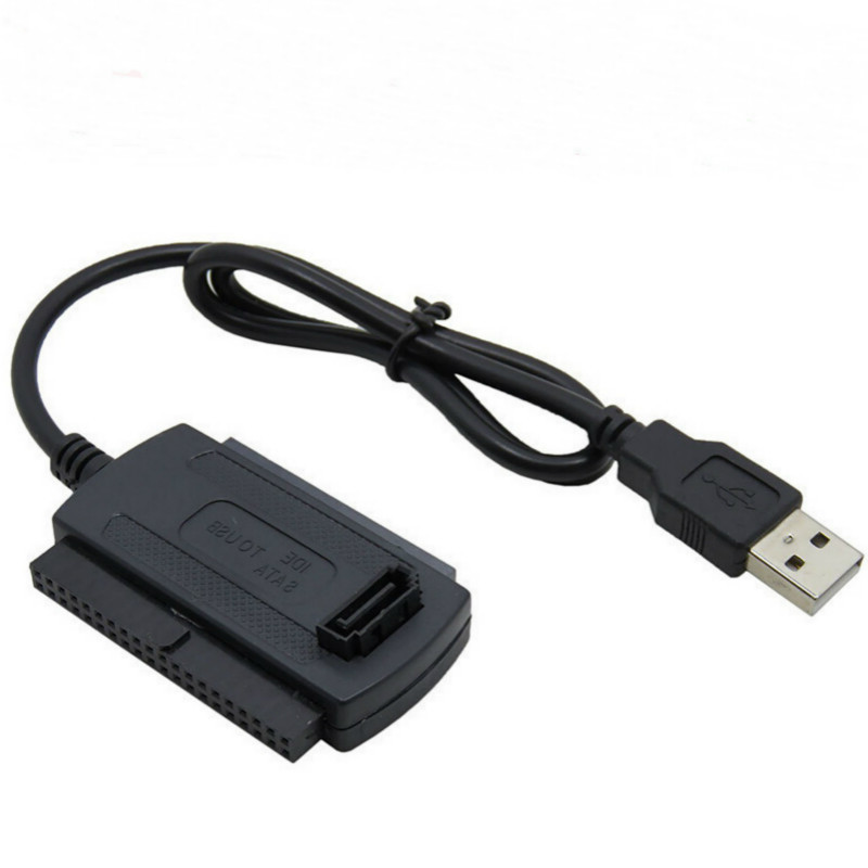 SATA PATA ハードディスクや光学ドライブをUSBに変換するアダプター USB2.0 IDE SATA 変換ケーブル