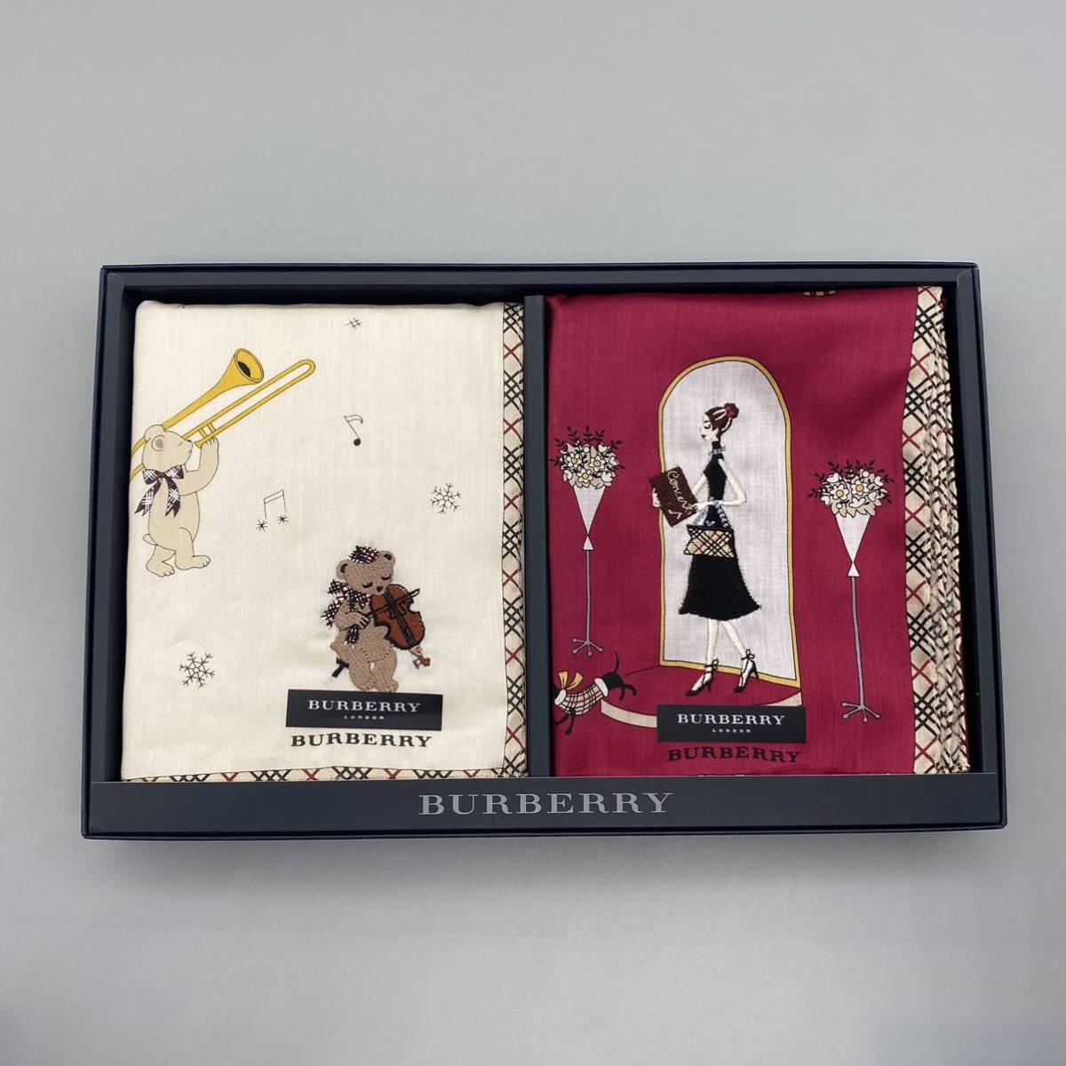 激レア【送料無料】新品未使用/正規品/Burberry/バーバリー/ハンカチ/2