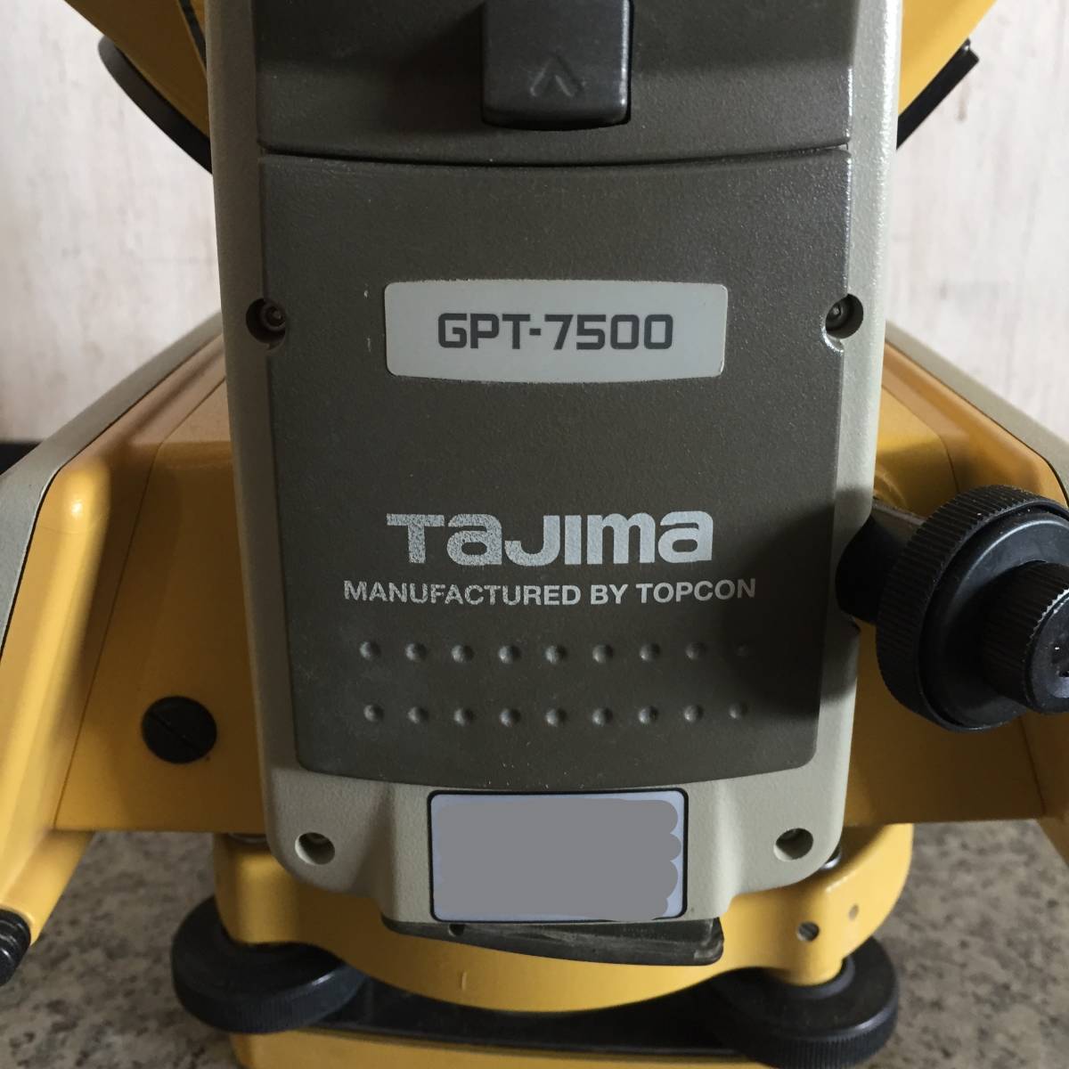 ▽TAJIMA GPT-7500 トータルステーション 測量機器 工具 ジャンク ▽TAJIMA GPT-7500 トータルステーション 測量機器 工具 ジャンク