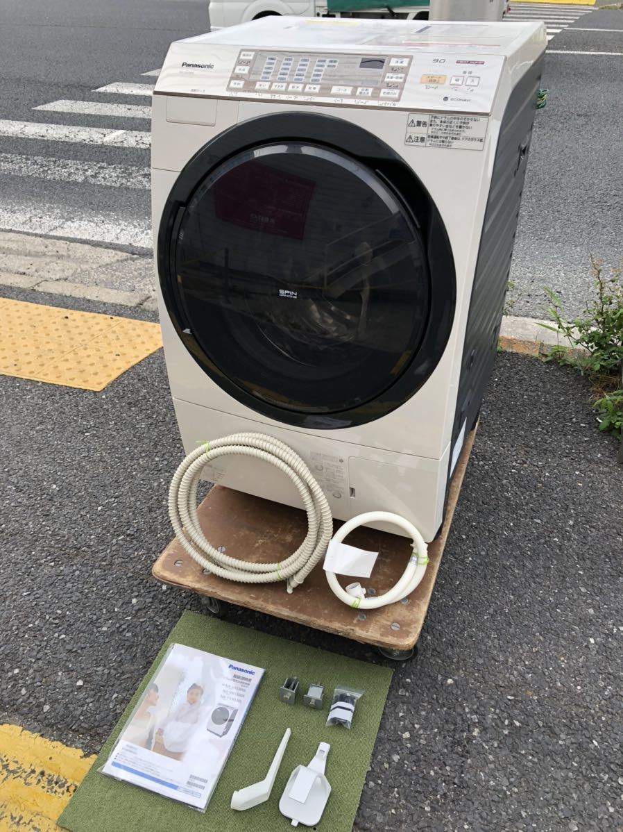 S◇完動品!! Panasonic パナソニック ドラム式洗濯乾燥機 洗濯9kg/乾燥