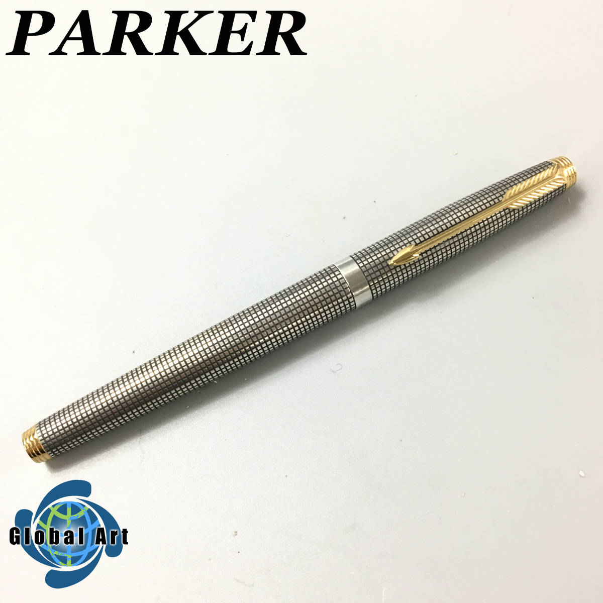 ☆C02458【美品】PARKER パーカー/万年筆/STERLING CAP&BARREL
