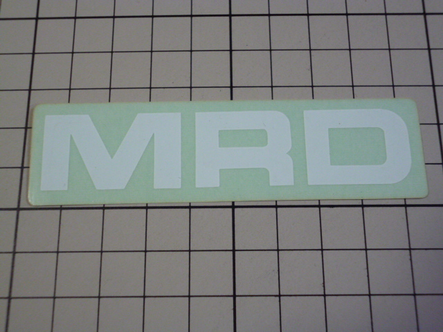 MRD ステッカー(93×25mm)_画像1