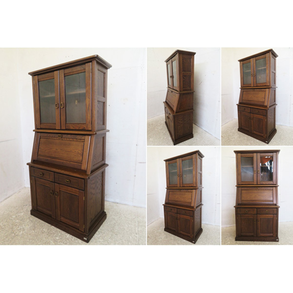 □G870□美品□旭川家具□近藤工芸□Solid Furniture OAK□ □G870□美品□旭川家具□近藤工芸□Solid Furniture OAK□