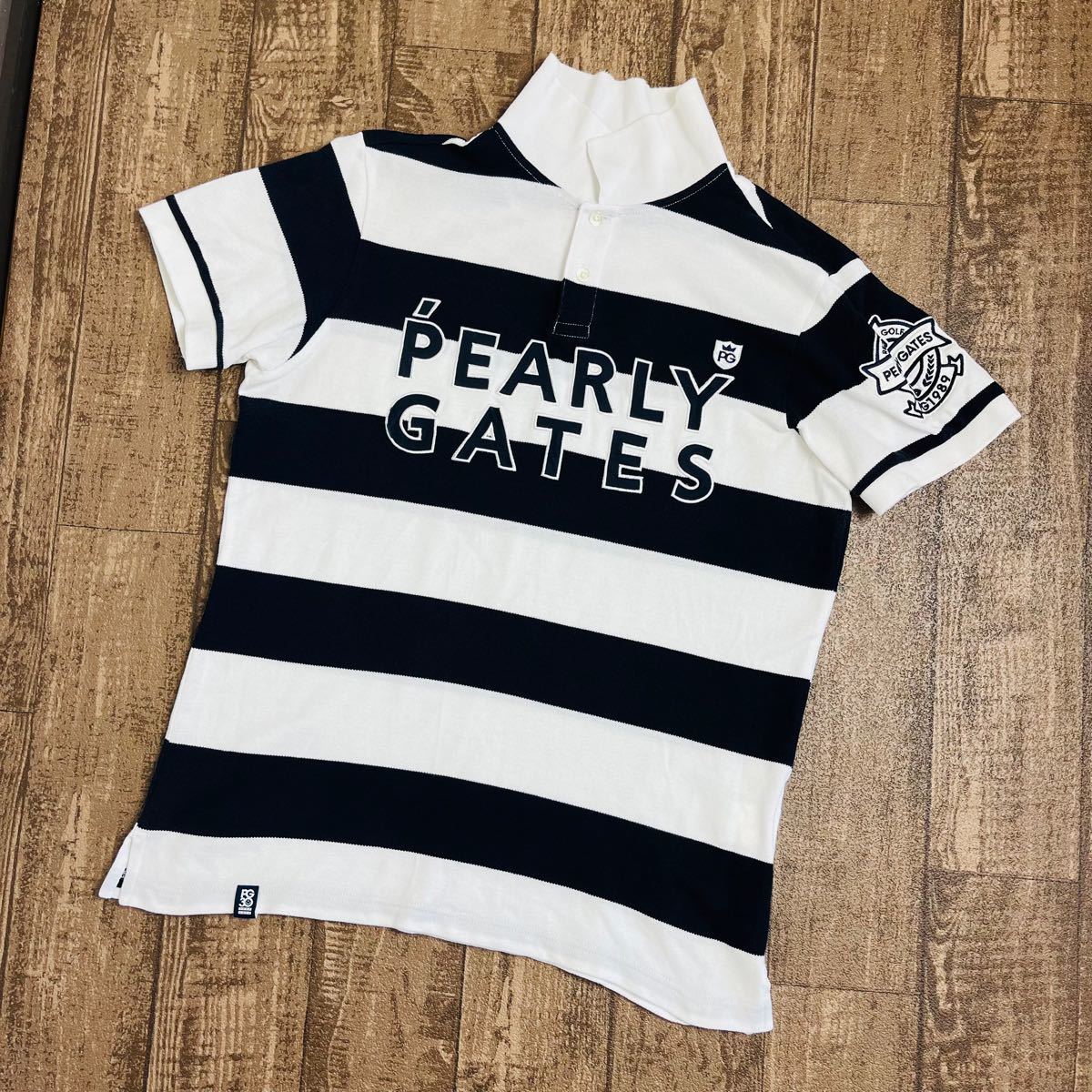 パーリーゲイツ 30TH 2段ロゴ 半袖ポロシャツ メンズゴルフ（¥10,000）