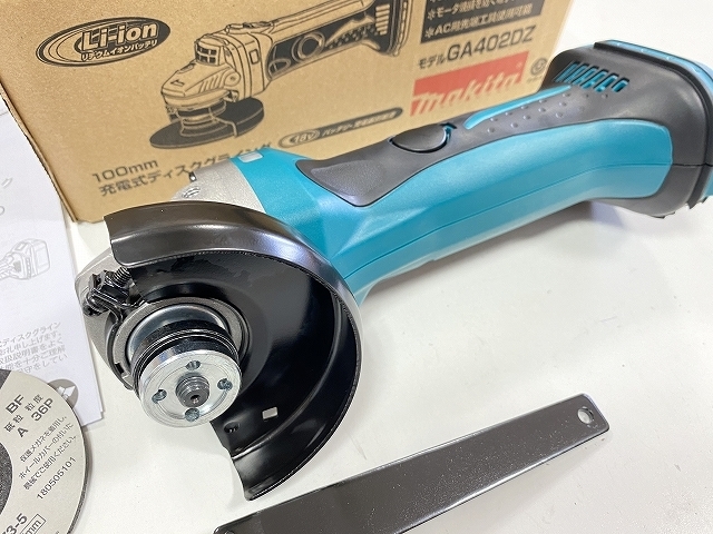 □マキタ 18V 充電式ディスクグラインダー GA402DZ ☆新品 100mm 砥石