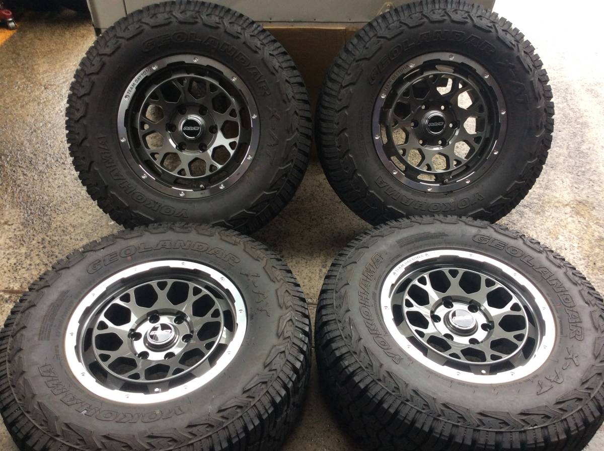 M5047 FJ クルーザー プラド サーフに!美品 RAYS TEAM デイトナ 17