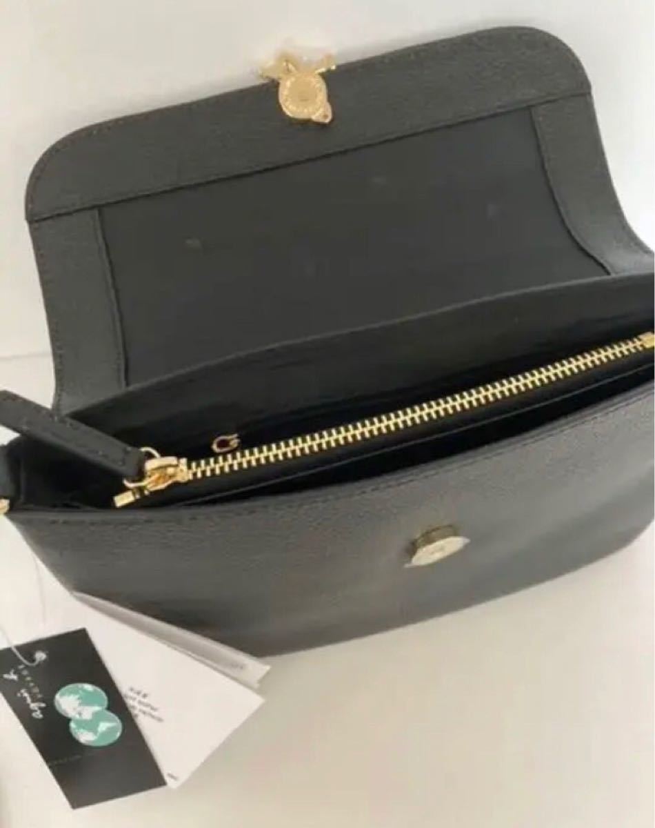 アニエスベー agnes b. ショルダーバッグ 新品 未使用 黒 2way