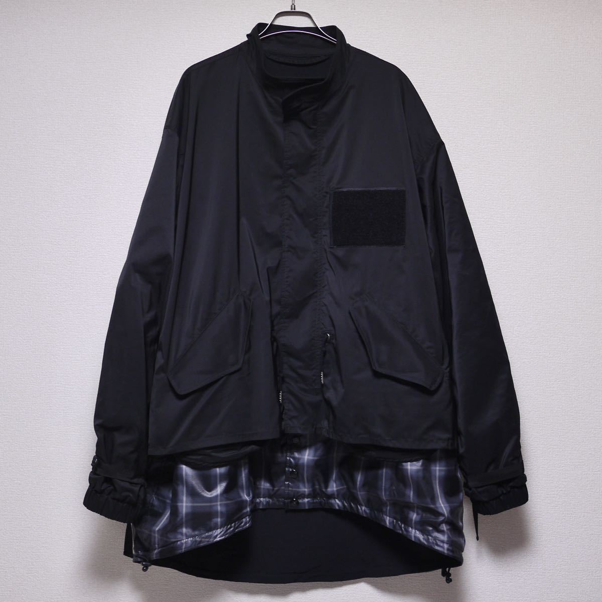 美品 定価38500円 COMFY OUTDOOR GARMENT 15 STEP COAT Size L コムフィー アウトドア ガーメント ステップ コート 2WAY モッズコート M-51_画像2