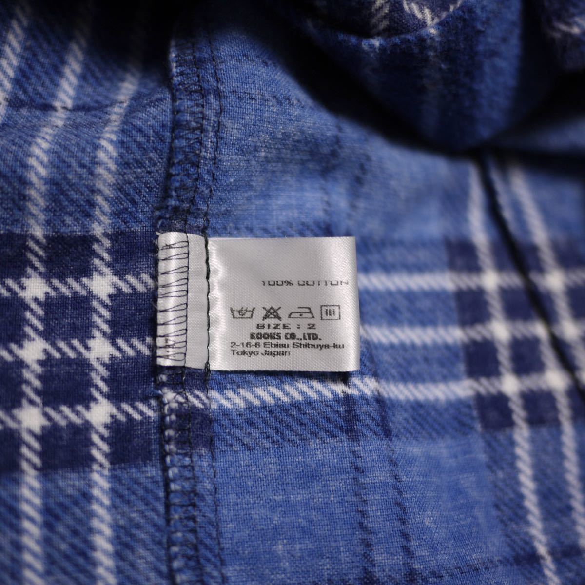 06SS NUMBER(N)INE GUNS期 ネルシャツ Size 2 ナンバーナイン FLANNEL
