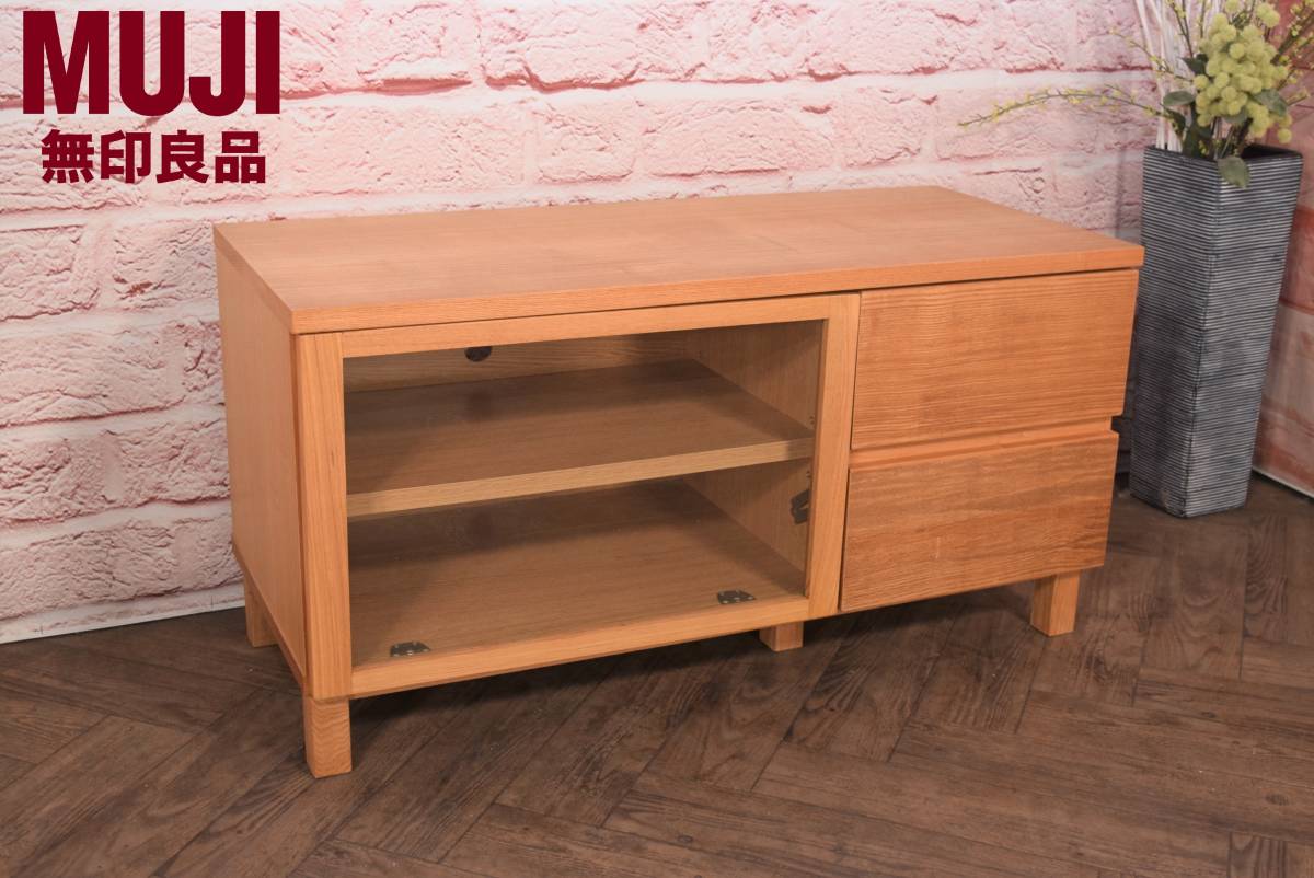 GMEK212○Muji / 無印良品 オーク材 テレビボード TVボード AV bpbd