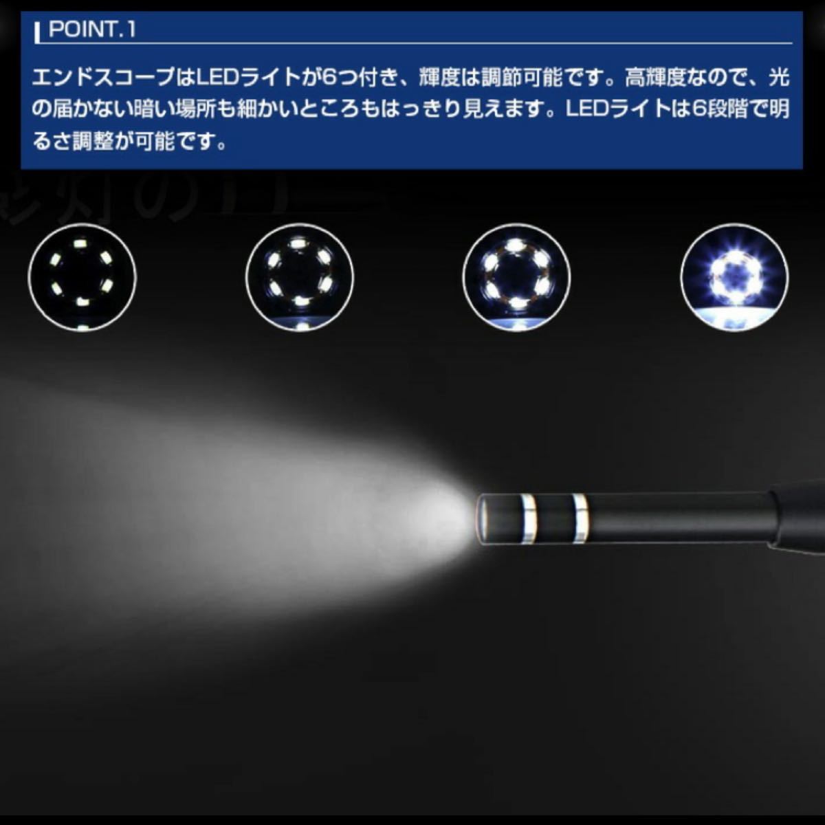 耳かき カメラ電子耳鏡 USB 内視鏡 耳掃除 3in1 Android/Windows/Mac 対応