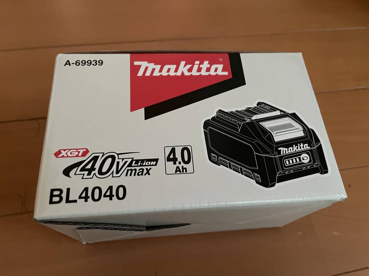 未使用・新品】マキタ makita 残容量表示付 40v 4.0Ah高容量リチウム
