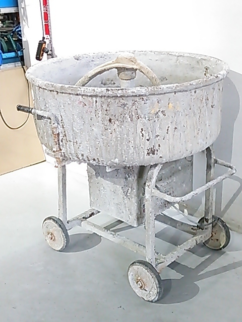 【1円スタート!】モルタルミキサー コンクリートミキサー 撹拌機 メーカー不明 100V 動作良好 ※店舗引取り歓迎 A1810 2