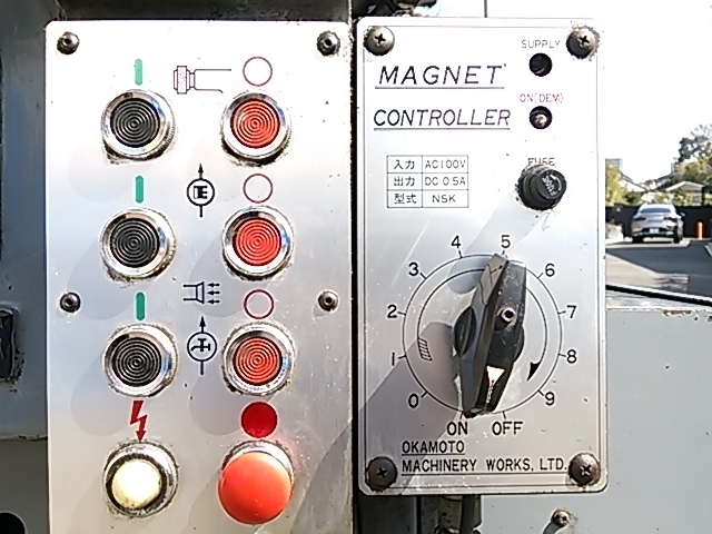 岡本工作機械製作所 成形研削盤 PPG-450C 平面研磨機 デジタルスケール付 50/60Hz 三相200V 動作良好 ■店舗引取りor自社便■ 7