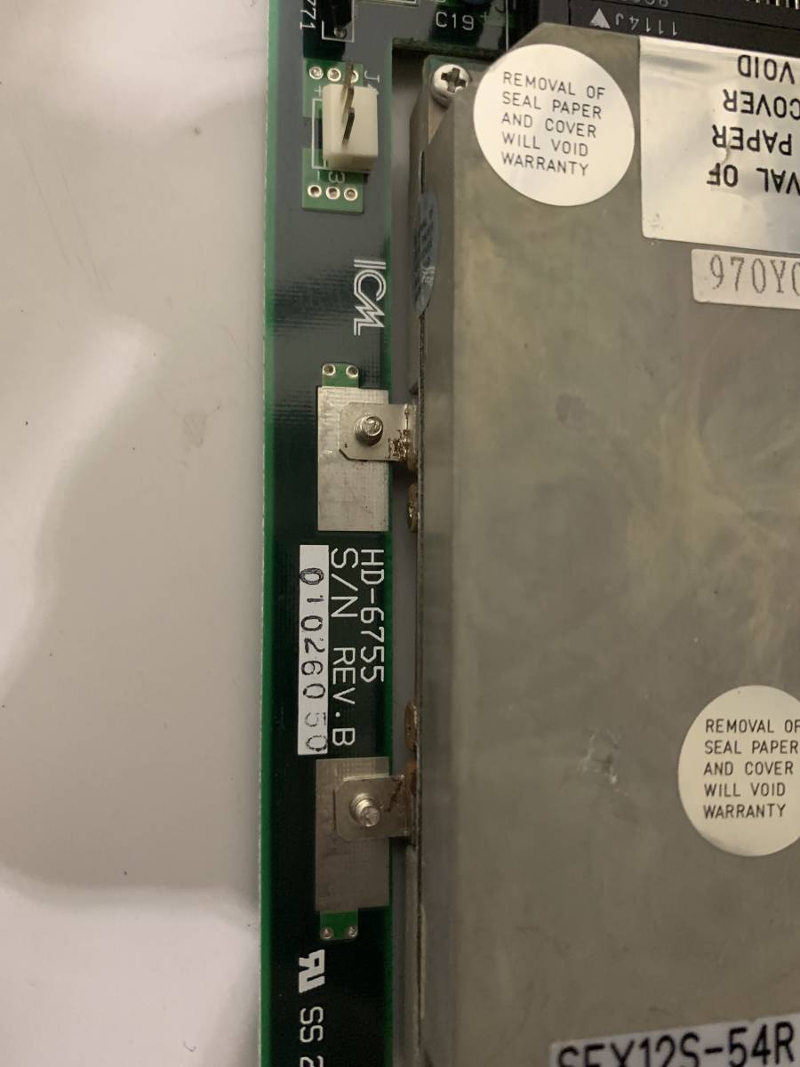 ICM HD-6755 PC-9800 Cバス内蔵 SCSI ハードディスクドライブ 40MB 動作良好 2