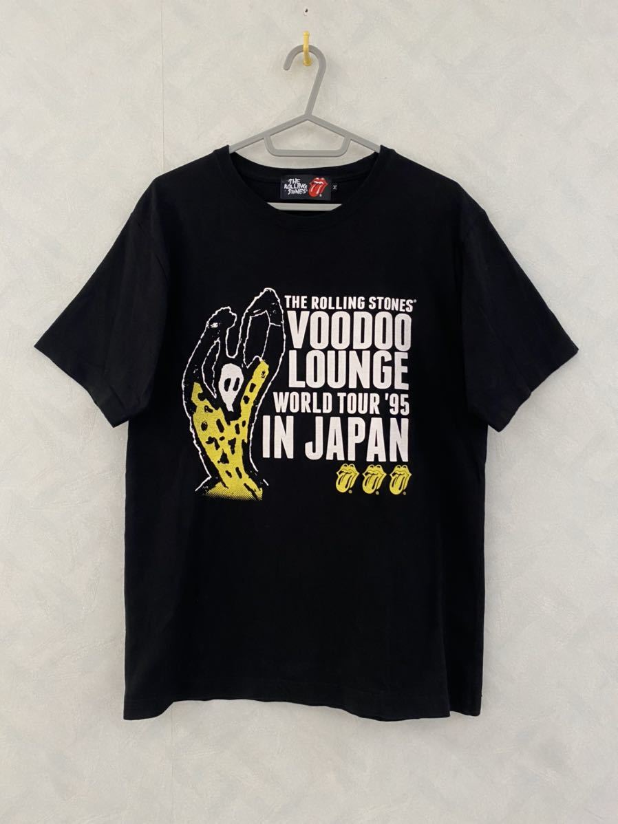 魅力的な価格 THE キース・リチャーズ ミック・ジャガー ローリング・ストーンズ サイズM Tシャツ JAPAN TOUR'95 WORLD LOUNGE DOO VOO STONES ROLLING Tシャツ
