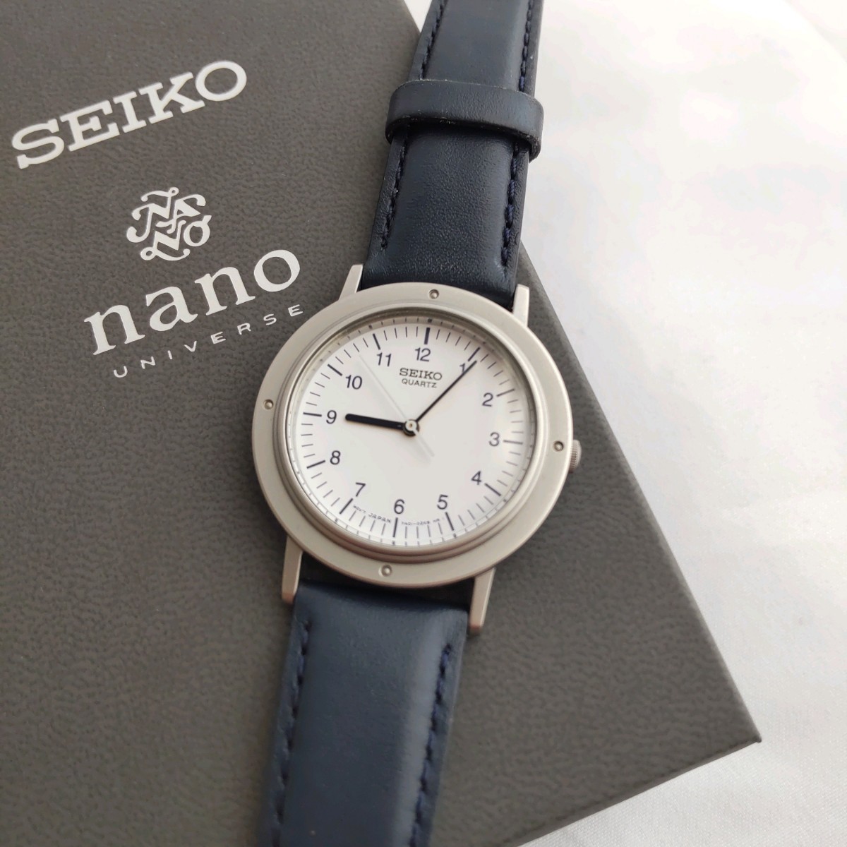 返品?交換対象商品】 300本限定 箱付き クォーツ セイコー 腕時計 シャリオ復刻モデル UNIVERSE×SEIKO nano - 腕時計