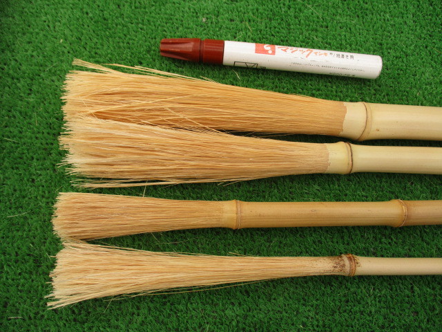 竹筆」竹だけで作った竹筆 正規品 四本セット 大、中、小、細系 TW22-01-03-02 2