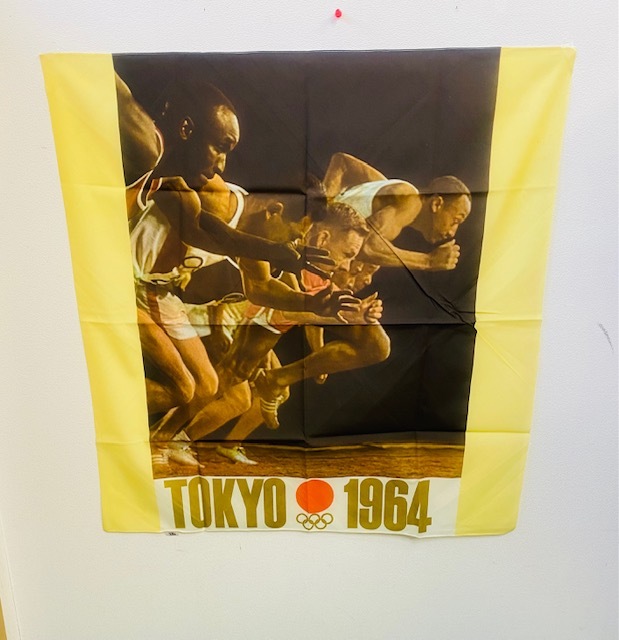  Olympic сувенир 1964 год Tokyo Olympic furoshiki ①