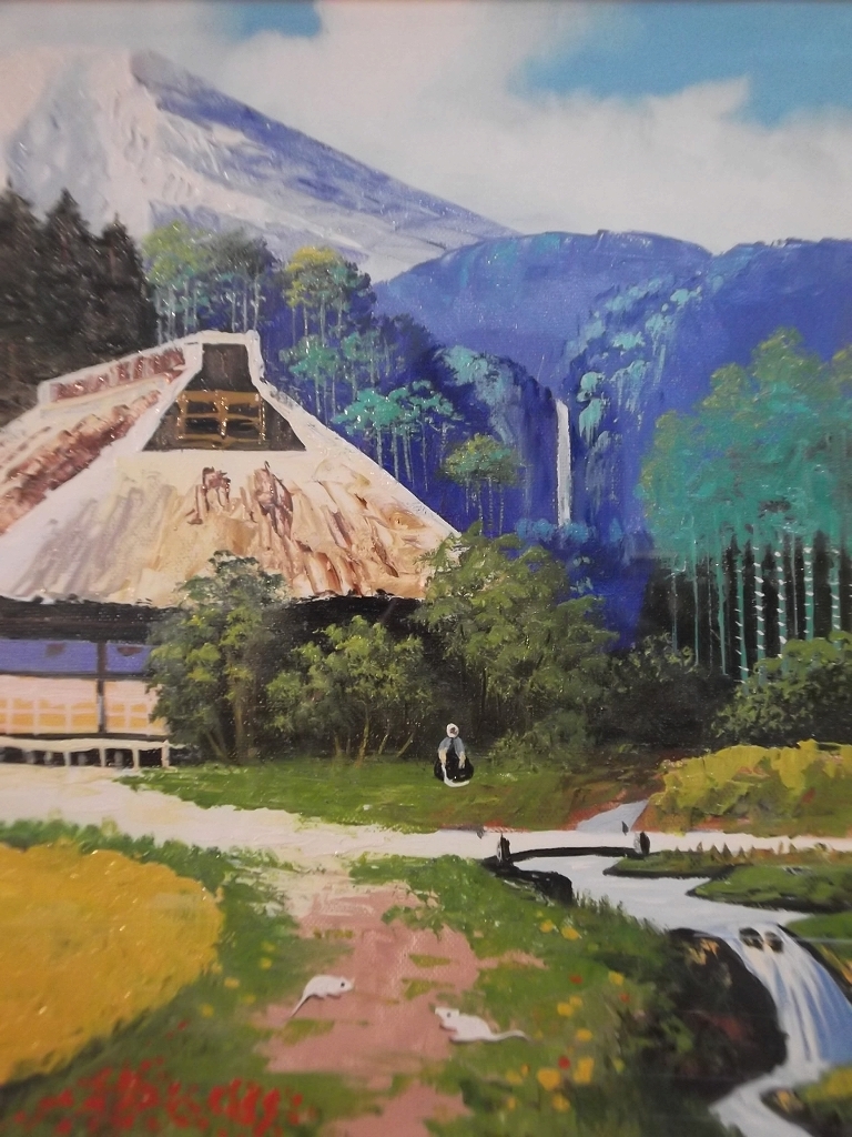 ☆絵画☆E.Kudo 油彩6号 風景画☆E131 ☆絵画☆E.Kudo 油彩6号 風景画☆E131