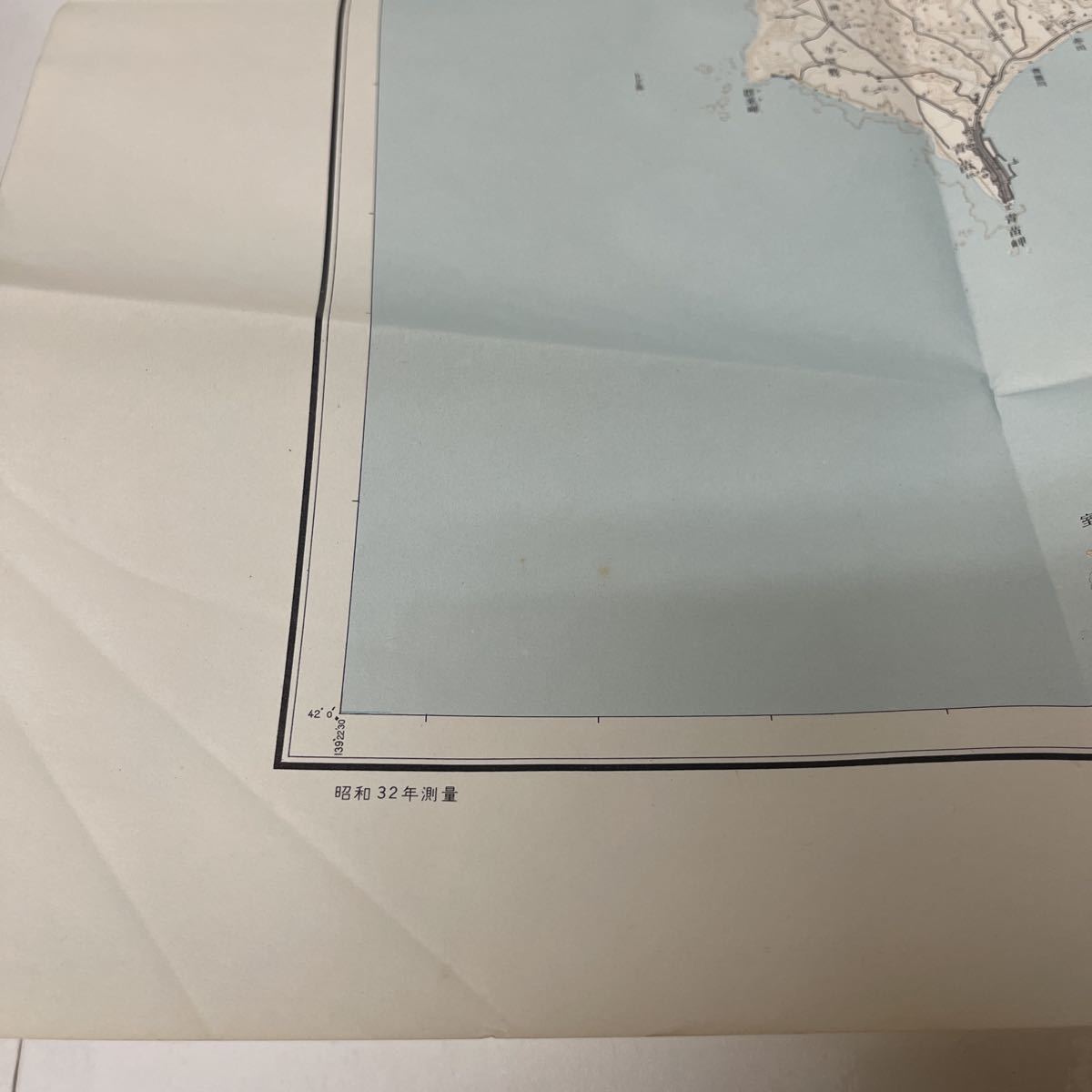 古地図 地形図 五万分之一 国土地理院 昭和32年測量 昭和36年発行 奥尻島南部 北海道_画像4