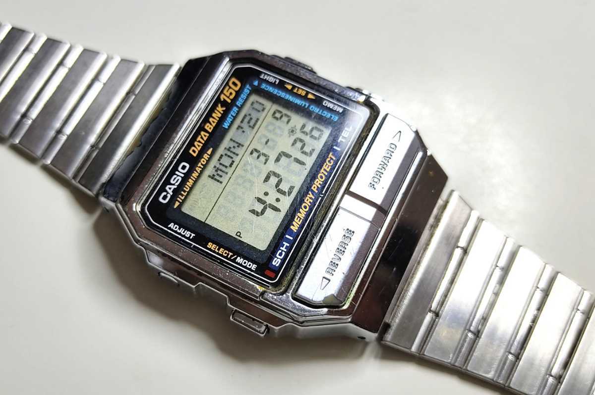 メール便指定可能 ◇カシオ◇ CASIO DB-1500 データバンク150 デジタル腕時計 通販 