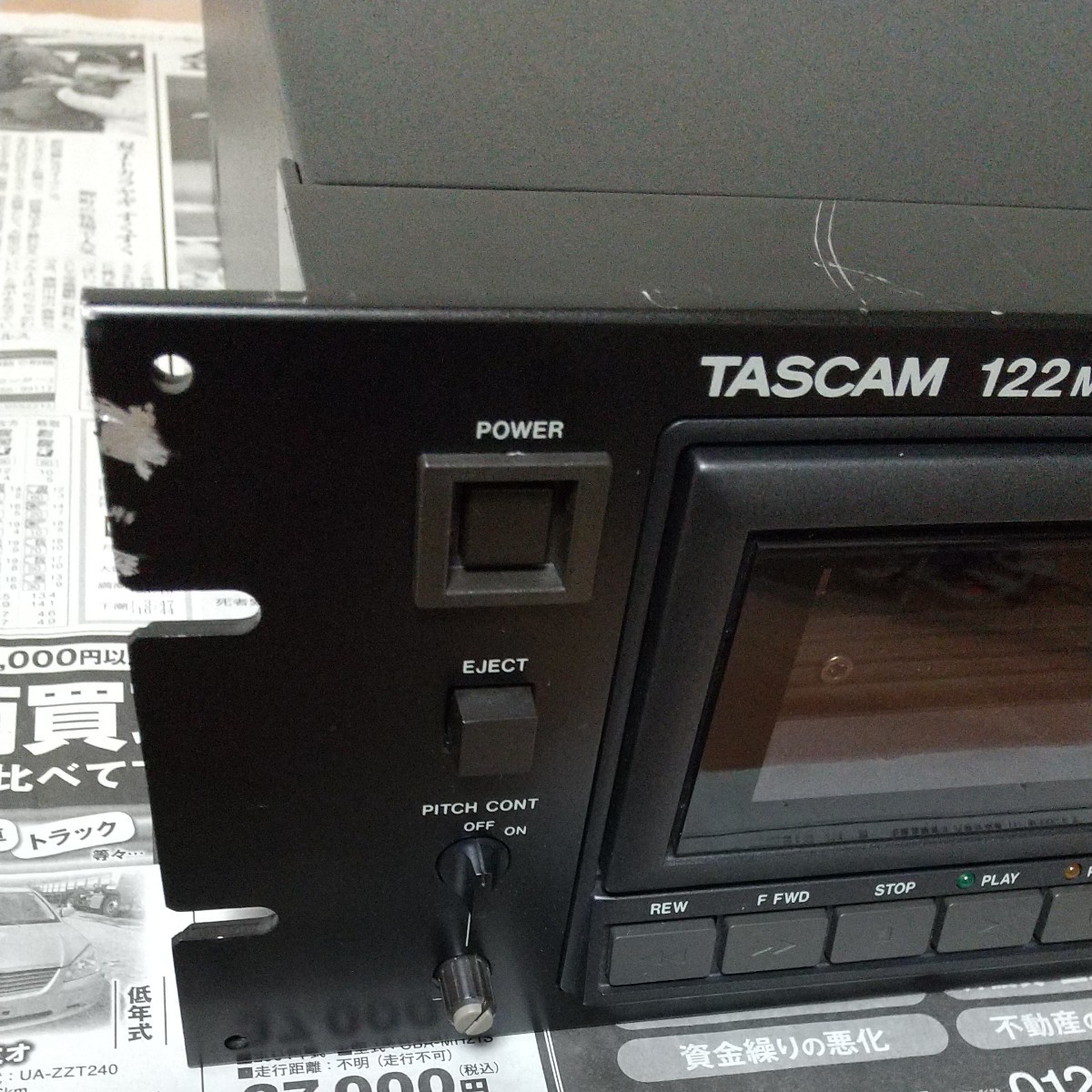 ジャンク TASCAM 3モーター3ヘッドカセットデッキ 122MK3|Yahoo ジャンク TASCAM 3モーター3ヘッドカセットデッキ 122MK3|Yahoo