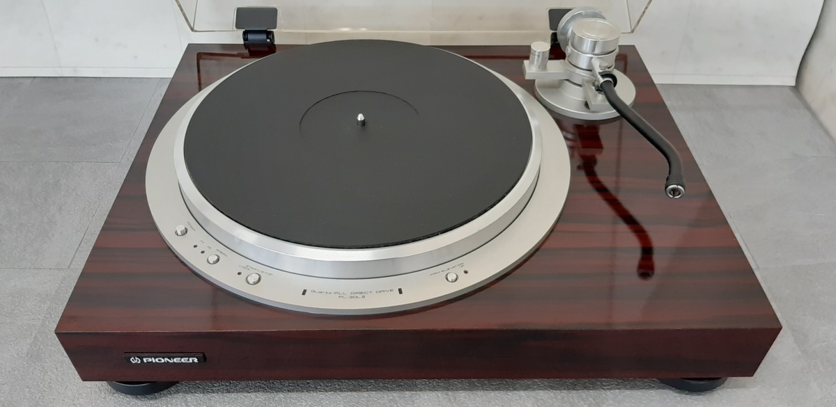 03D12□Pioneer ターンテーブル PL-30LⅡ S字アーム□ ic.sch.id