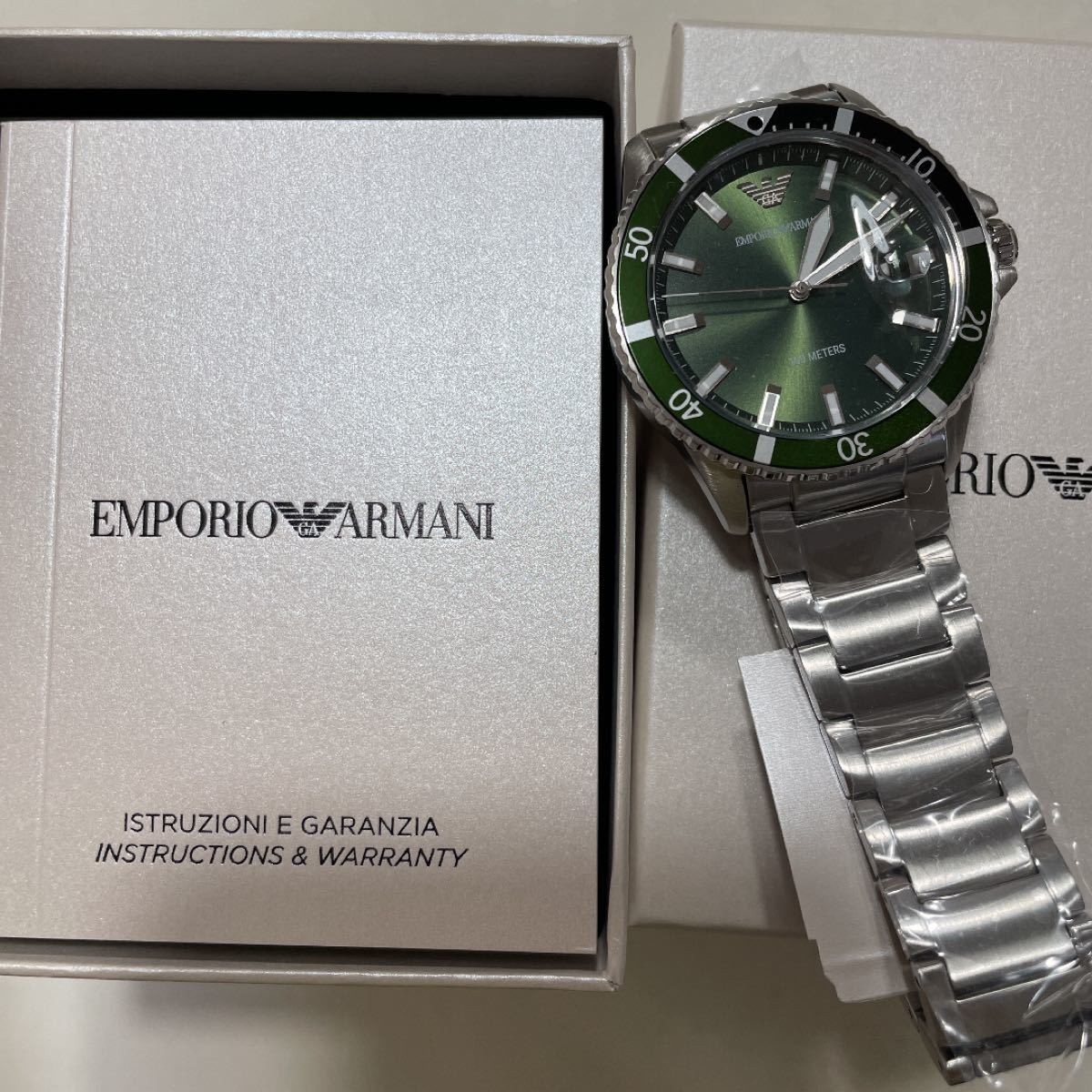 保証書付】【保証書付】Emporio Armani AR11338 メンズ SSブレス