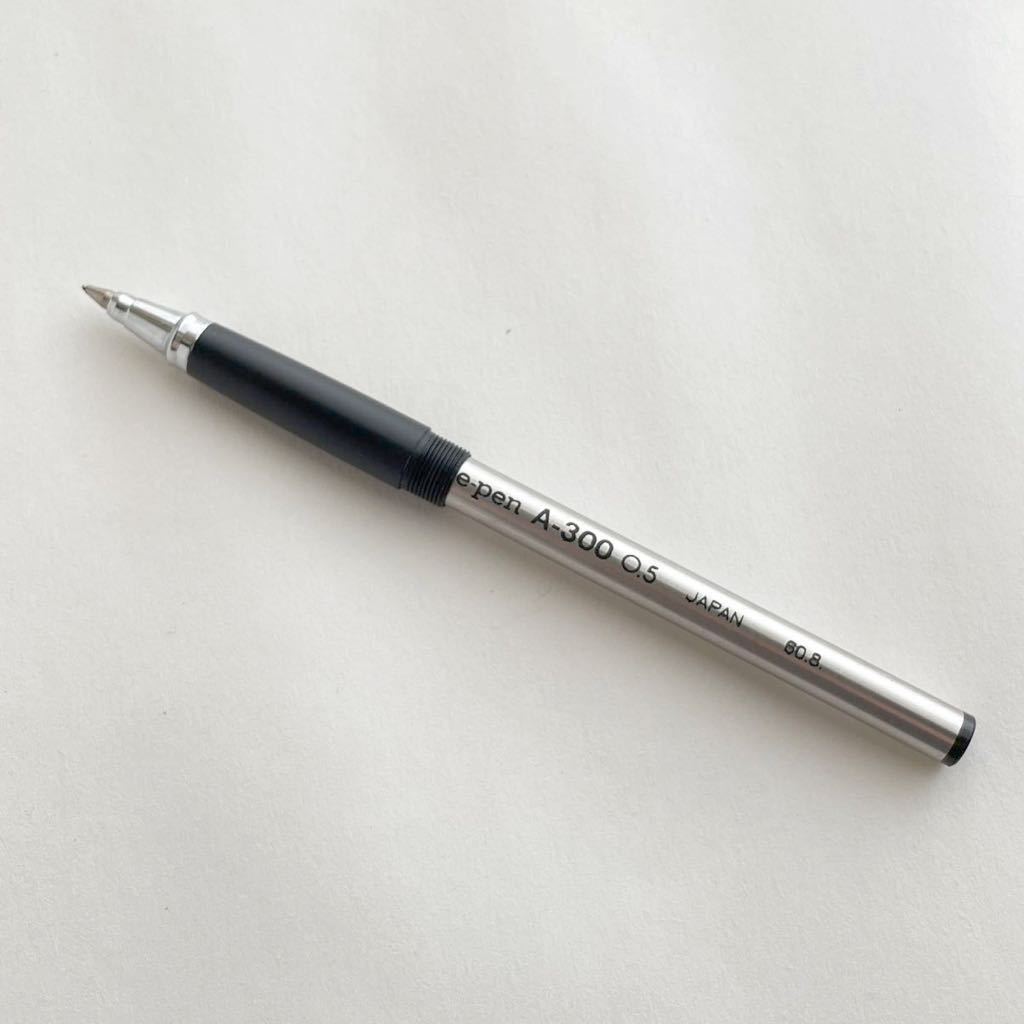 ZEBRA ゼブラ ESPEX 水性ボールペン 0.5mm 格子柄 レア ヴィンテージ 当時物 廃盤 デッドストック 純銀製 昭和レトロの画像4