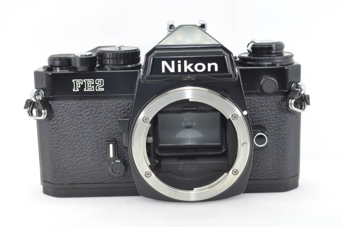 ☆ほぼ新品級 モルト交換済 完動品☆ Nikon ニコン FE2 黒色 ブラック 