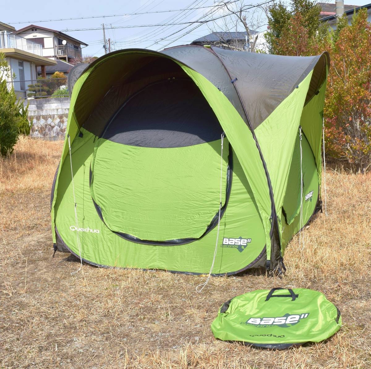 品美品 Quechua ケシュア リビングタープ シェルター 3m×3m | www