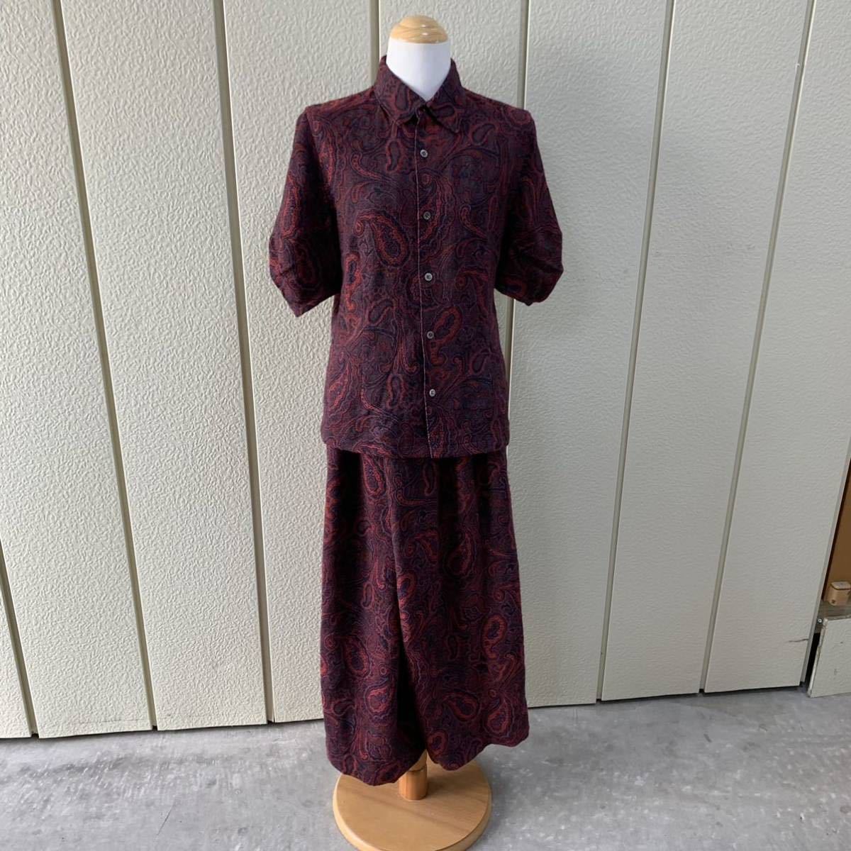 80s COMME des GARCONS ペイズリー セットアップ VINTAGE OLD