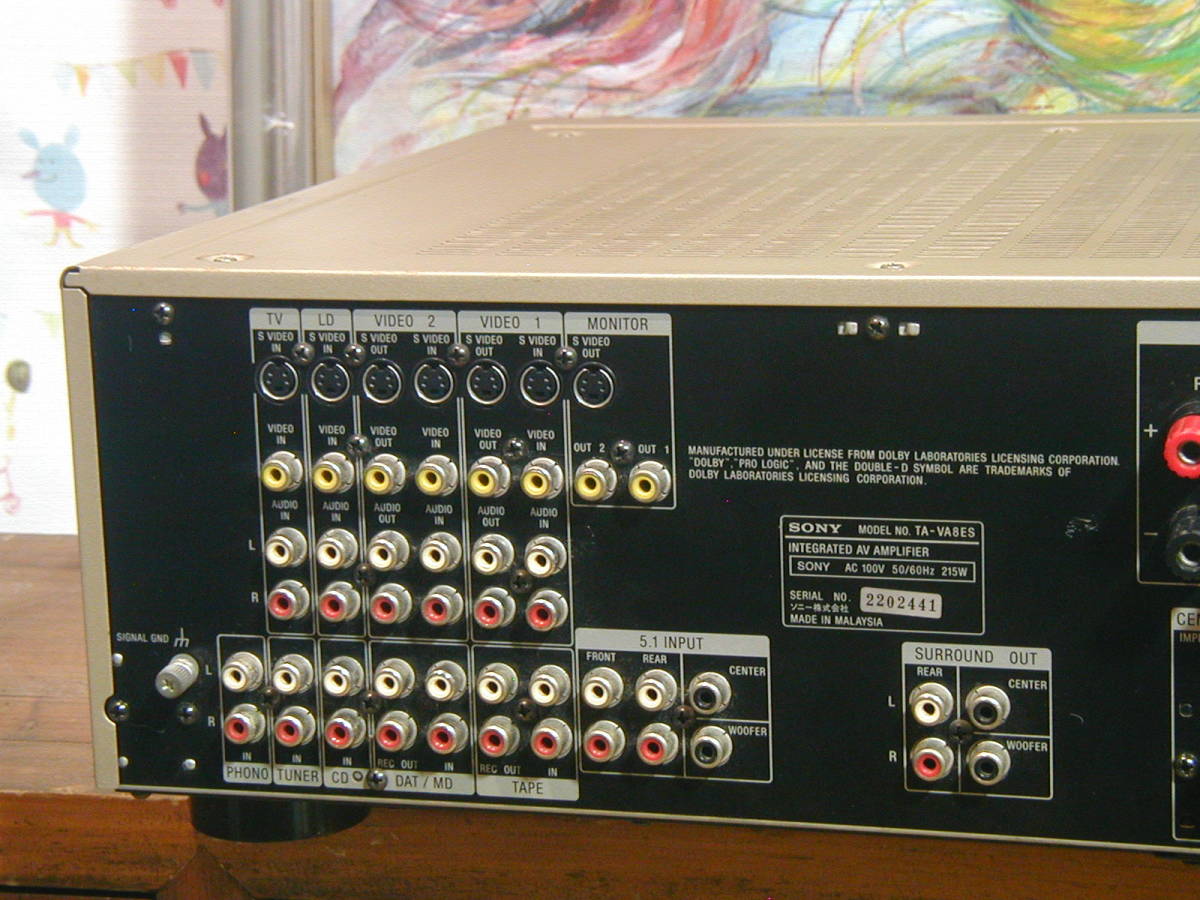 Bibian 比比昂- 【パワフル】SONY TA-VA8ES AVアンプ¥88,000 Bibian 比比昂- 【パワフル】SONY TA-VA8ES AVアンプ¥88,000