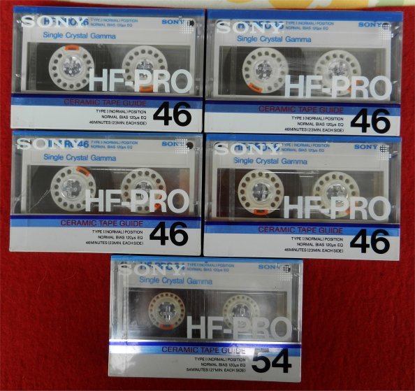 ☆第二弾 SONY ソニー 未使用 未開封 ノーマル HF-PRO 46×4 54×1