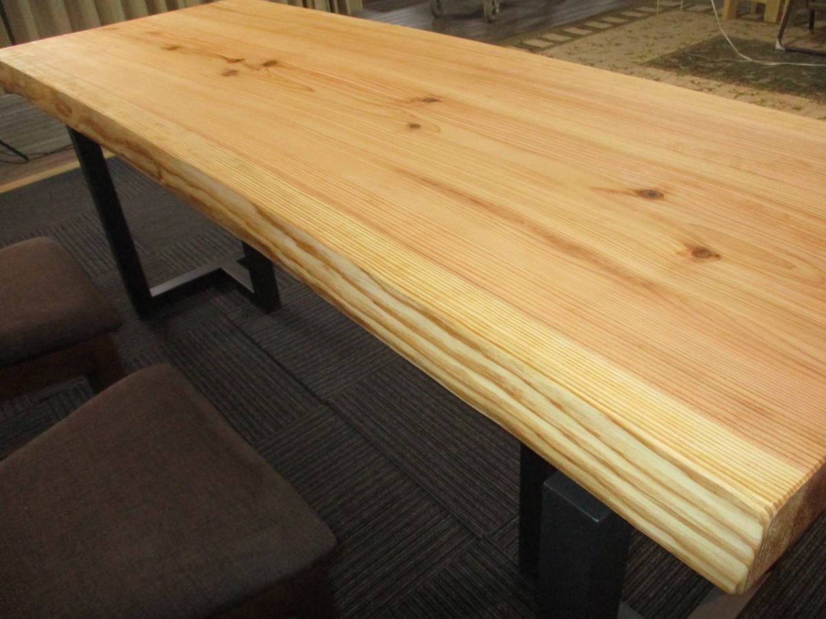 ×kMD032■　杉　スギ　テーブル　　　ローテーブル 　ダイニング　 天板 　無垢　一枚板　_画像5
