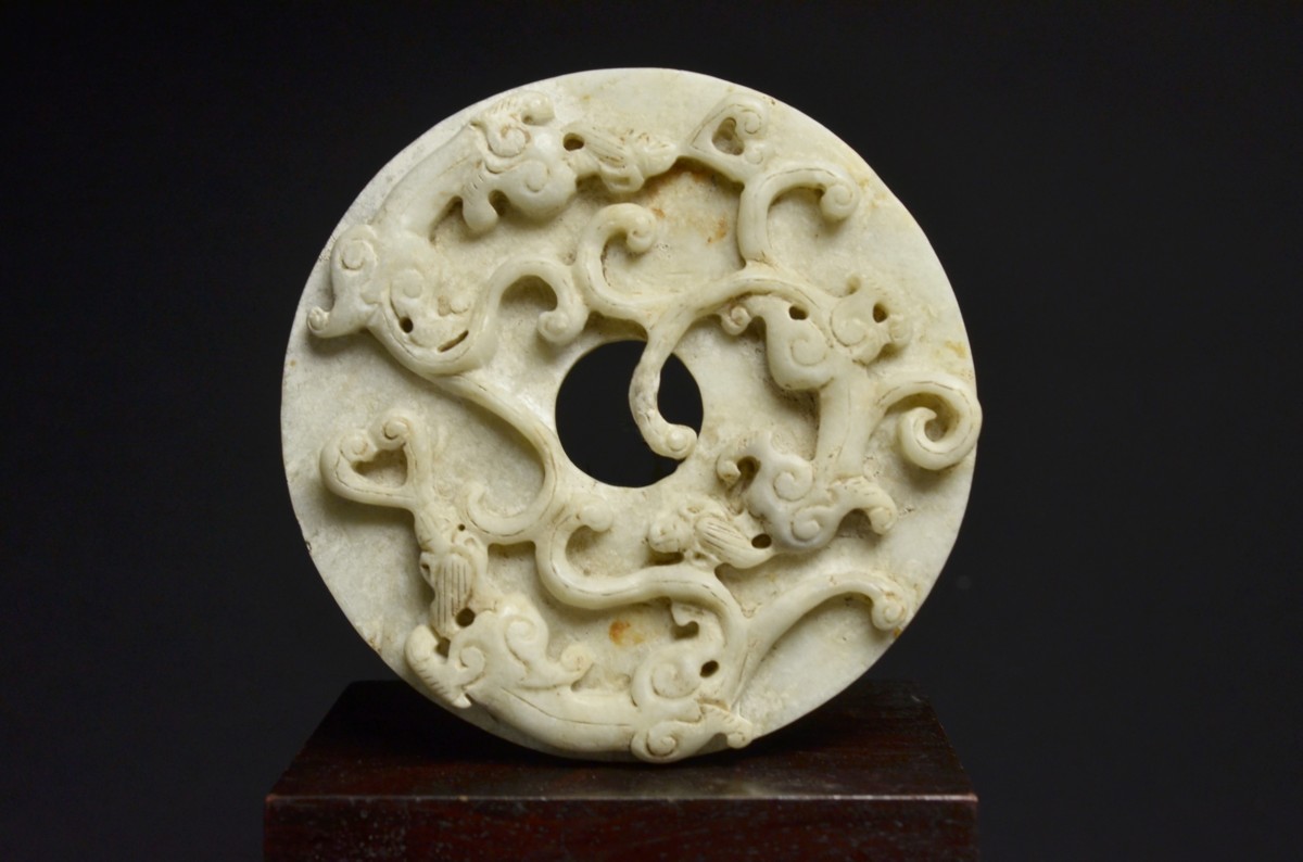 TH15◇明神◇極上珍品・中国・清時代・雅安緑石彫・山水意境置物 ...