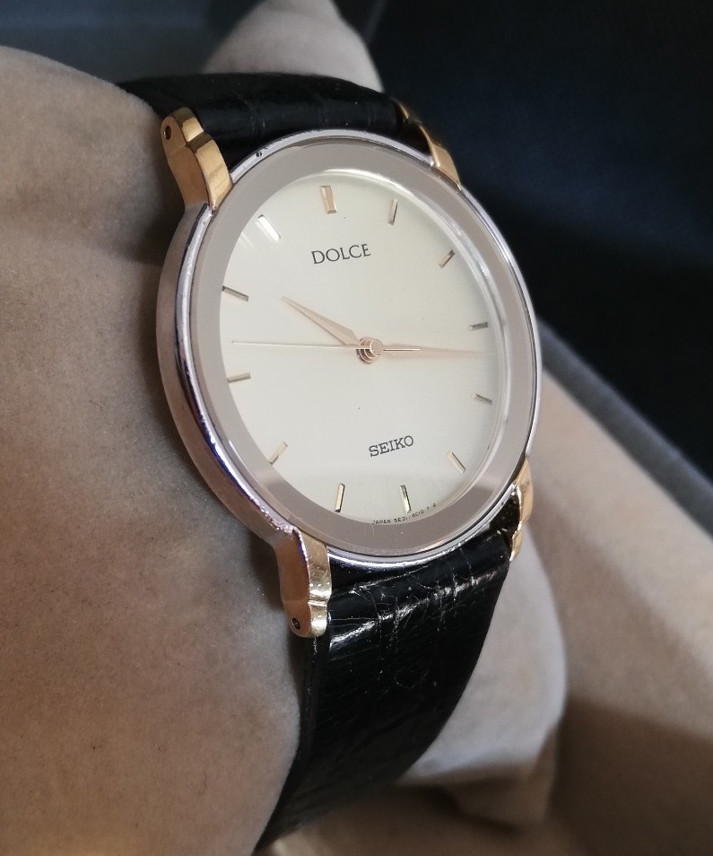 電池・ベルト新品 年差20秒】SEIKO DOLCE セイコー ドルチェ 電池・ベルト新品 年差20秒】SEIKO DOLCE セイコー ドルチェ