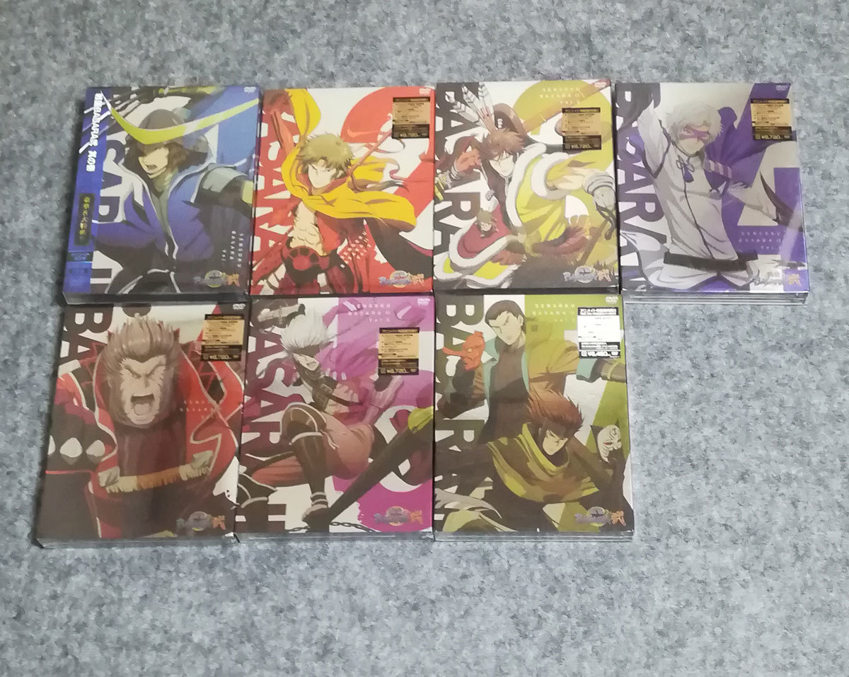 新品 DVD 戦国BASARA弐 アニメイト特装版 全7巻セット