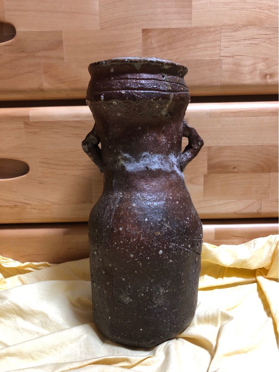 花瓶 花生 壺 伊賀 骨董品 古美術品 アンティーク | contifarma.pe