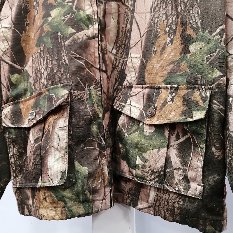 WOOLRICHウールリッチ90S/Real tree CAMO Mountain jacket/リアルツリーカモマウンテンパーカー/希少XLビッグシルエット/リップストップ_画像4