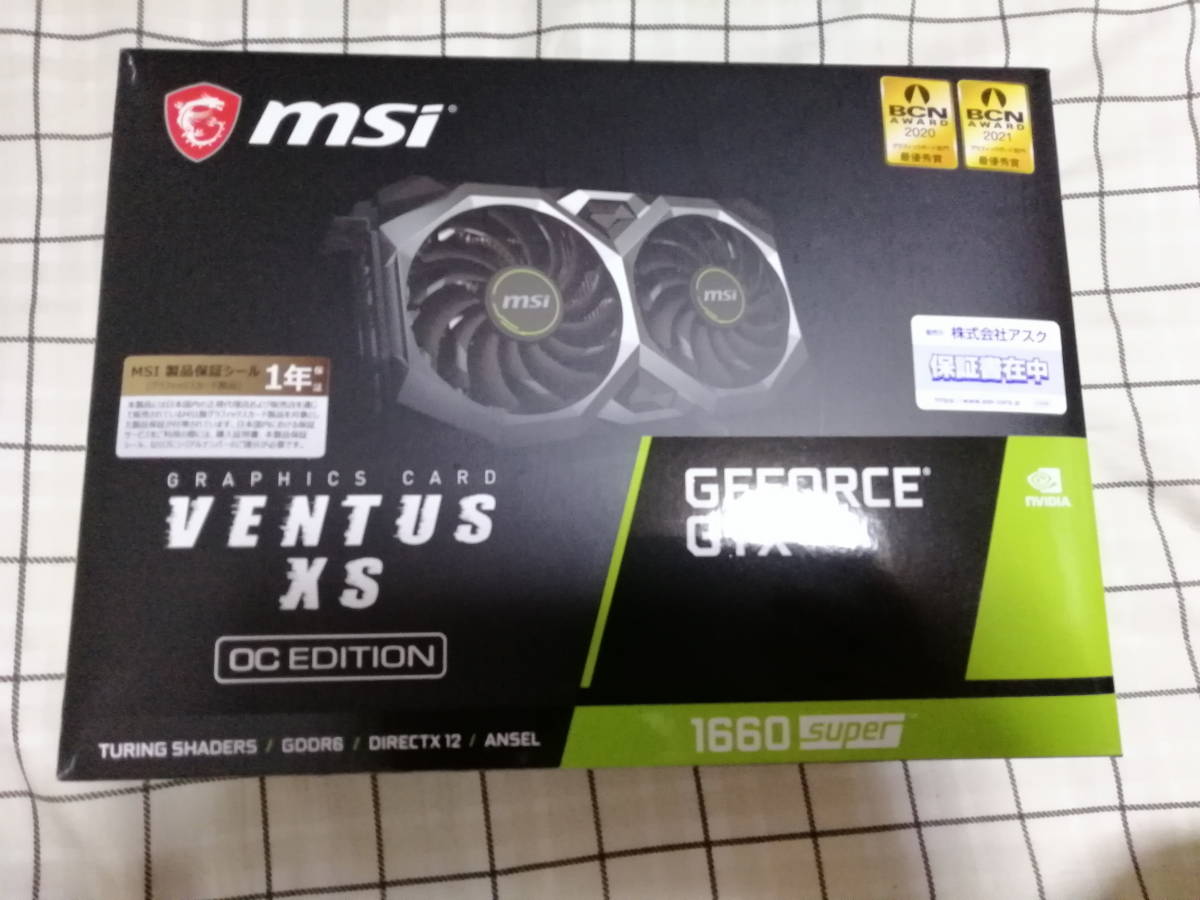 MSI GeForce GTX 1660 SUPER VENTUS XS OC [PCIExp 6GB]
