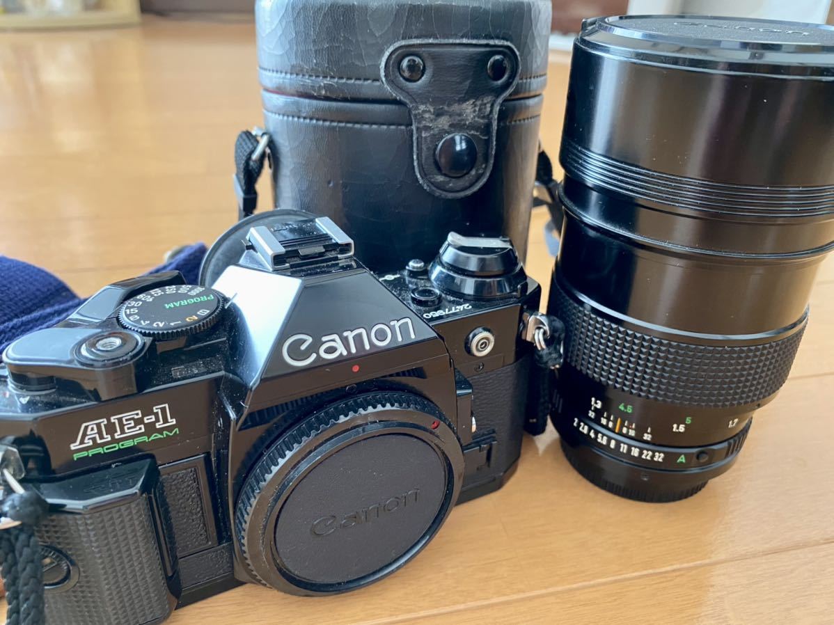 ヤフオク! Canon フィルムカメラ AE-1 PROGRAM +レ... キヤノン Canon フィルム一眼 AE-1 Program