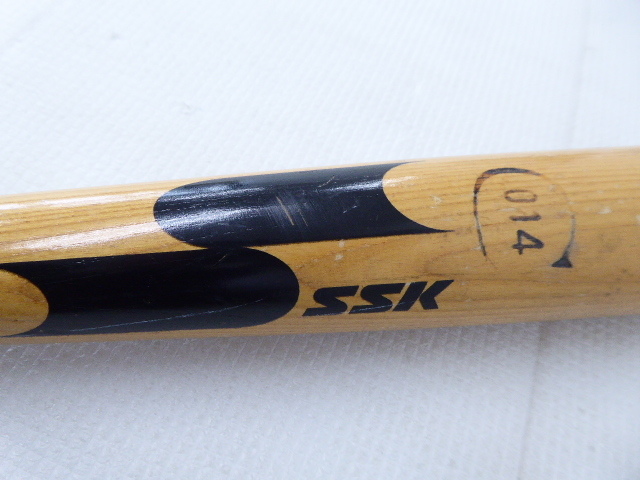 SSK エスエスケー Professional Edge プロフェッショナル エッジ 014 09 広島カープ 長内孝 仕様 硬式用 木製バット 全長：86.5cm 980g Z-c_画像4