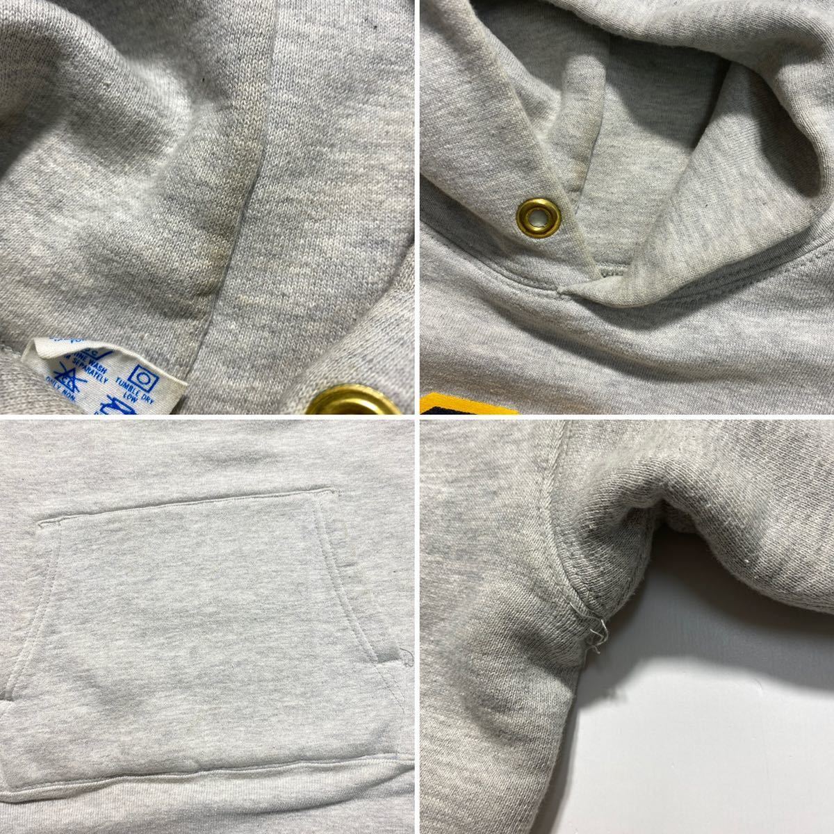 【M】80s Vintage Champion USNA Reverse Weave Double Face Hoodie 80年代 チャンピオン リバースウィーブ ダブルフェイス フーディーR610_画像6