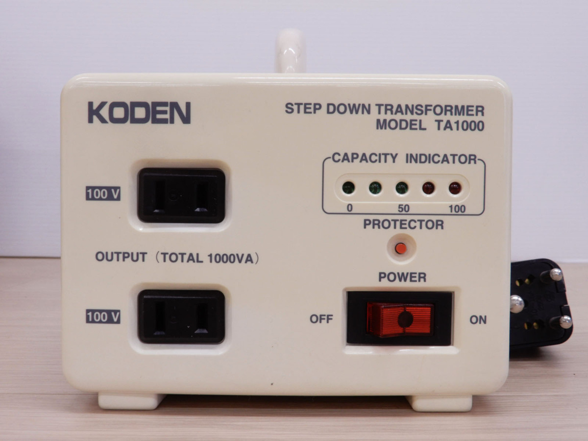 ヤフオク! - ○ KODEN ステップダウン トランスフォーマー TA1...