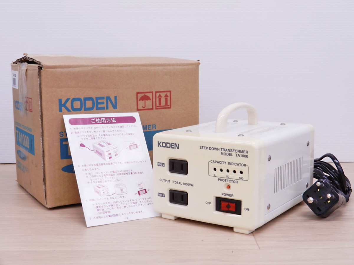 ヤフオク! - ○ KODEN ステップダウン トランスフォーマー TA1...