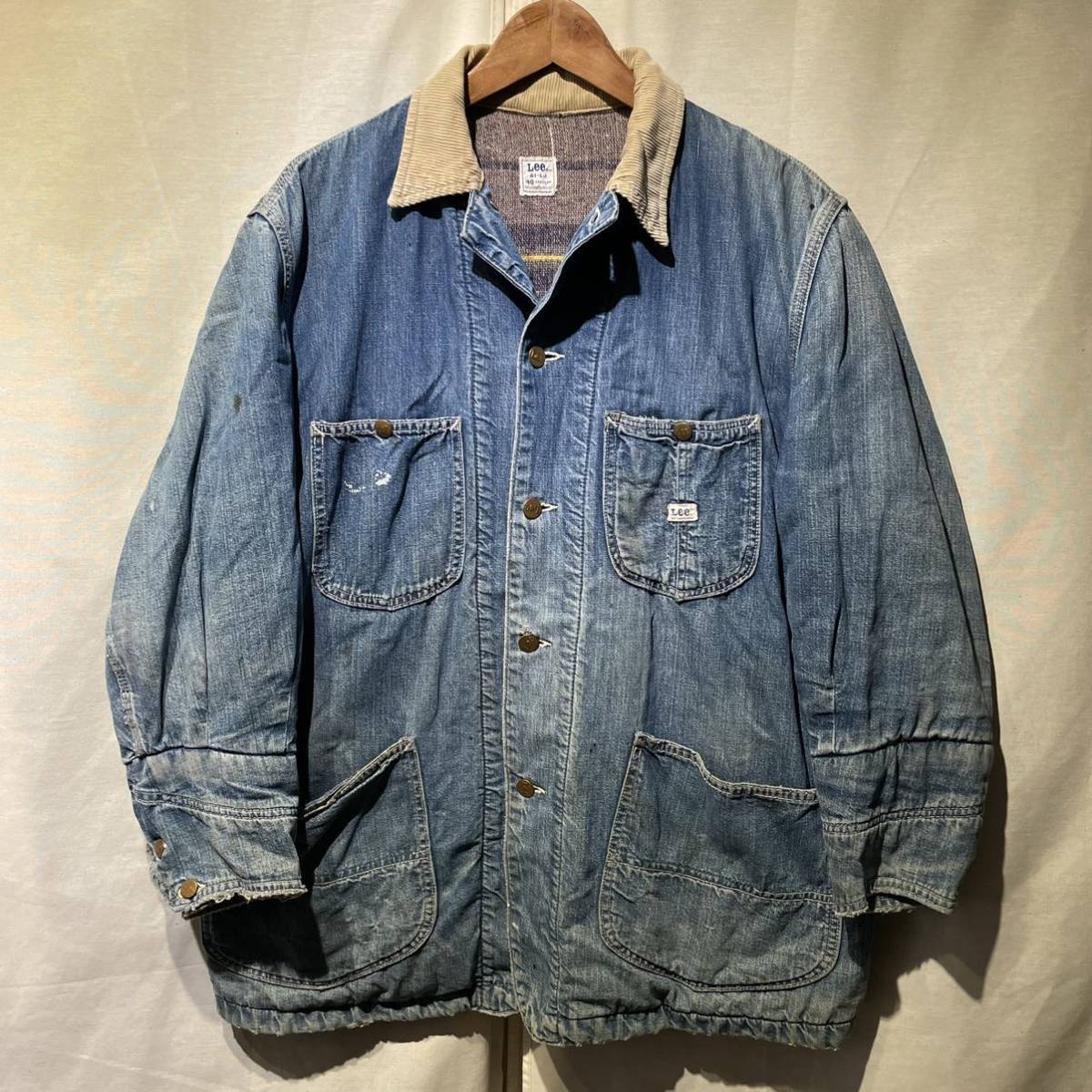 ジージャン 60s Lee デニムカバーオール 81-LJ ビンテージ 40R USA製 ジャケット / 91-J levi’s